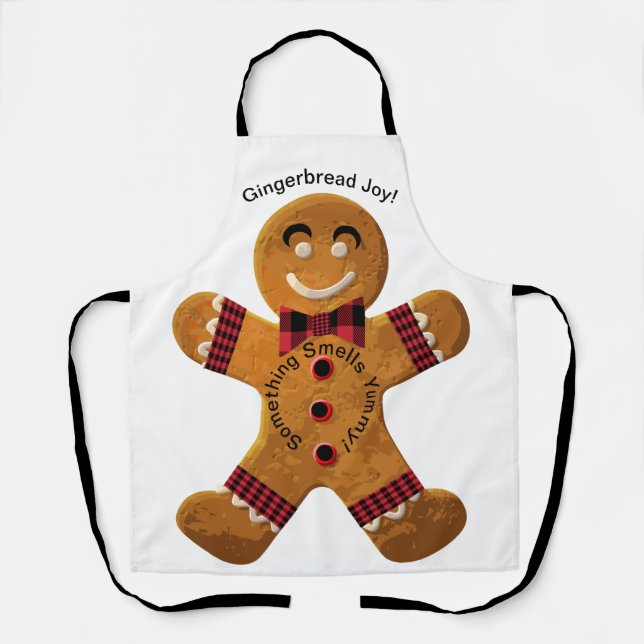 Gingerbread Joy! Irgendwas riecht nach Yummy! Schürze (Vorderseite)