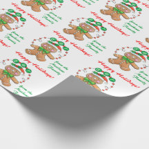 Gingerbread Joy Personalisiert Weihnachten
