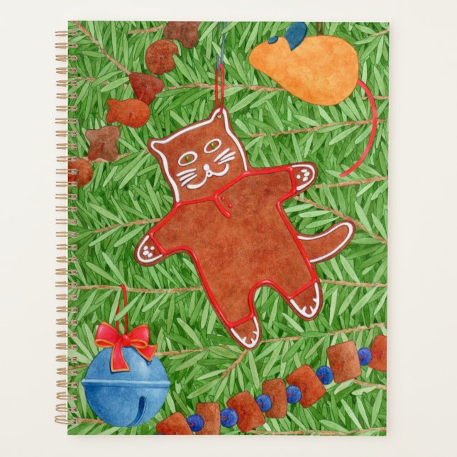 GINGERBREAD KITTY 8.5x11 Planer (Vorderseite)