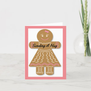 Gingerbread Lady Danke-Card Dankeskarte
