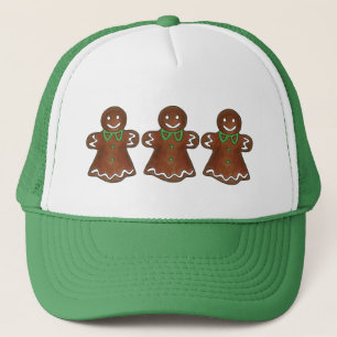 Gingerbread Lady Woman Weihnachtskeks Truckerkappe