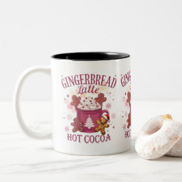 Gingerbread latte hot cocoa christmas Baby Blanket Zweifarbige Tasse