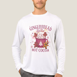 Gingerbread latte hot cocoa christmas Tri-Blend shirt