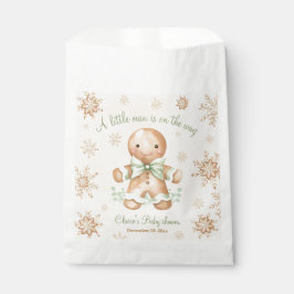 Gingerbread Little Man Christmas Baby Dusche Geschenktütchen