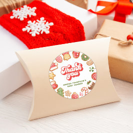 Gingerbread Little Sweetie Danke Babydusche Runder Aufkleber