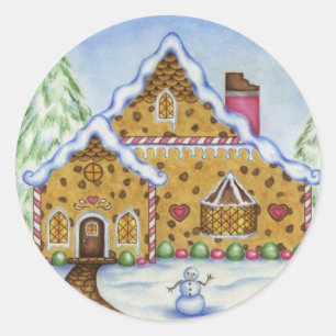 Gingerbread Lodge Sticker