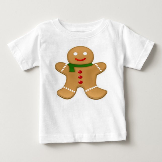 Gingerbread Man Baby T - Shirt (Vorderseite)