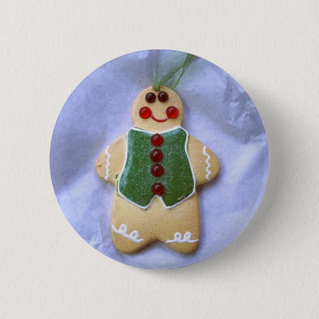 Gingerbread Man Button (Vorderseite)