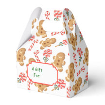 Gingerbread Man Candy Cane Weihnachtsmuster