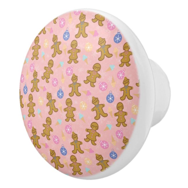 Gingerbread Man, Christmas balls Keramikknauf (Rechts)