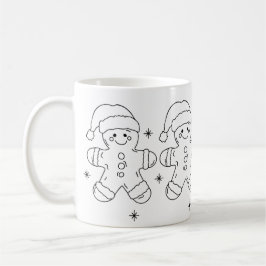 Gingerbread Man Christmas Mug – Simple Holiday Des Kaffeetasse