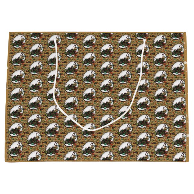 Gingerbread Man- Coco Große Geschenktüte (Vorderseite)