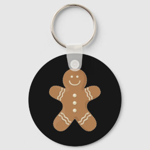 Gingerbread Man Cookie Biscuit Futter Weihnachten Schlüsselanhänger