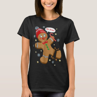 Gingerbread Man Cookie X Mas Oh Snap Funny Niedlic T-Shirt