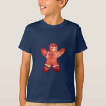 Gingerbread Man Cookie Zeichnend T - Shirt