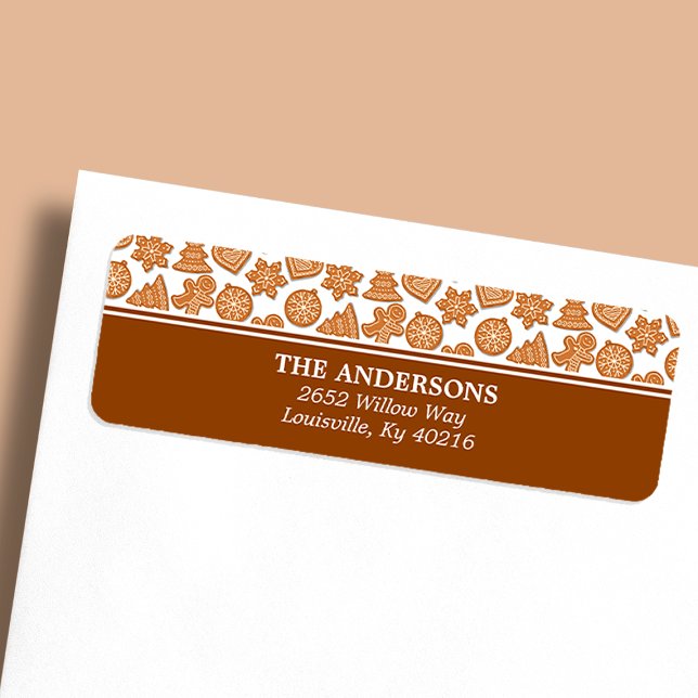 Gingerbread Man Cookies Niedliche Weihnachtsadress (Von Creator hochgeladen)