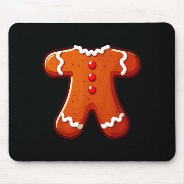 Gingerbread Man Costume Adult Kids Men Women Cooki Mousepad (Vorne)