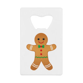 Gingerbread Man Credit Card Flaschenöffner