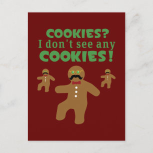 Gingerbread Man Disguise Postkarte