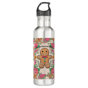 Gingerbread Man Edelstahlflasche