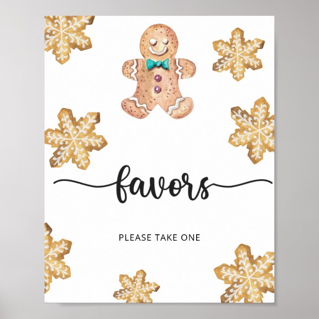 Gingerbread man \ Favors Poster (Vorne)