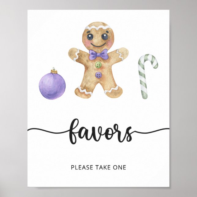 Gingerbread man \ Favors Poster (Vorne)