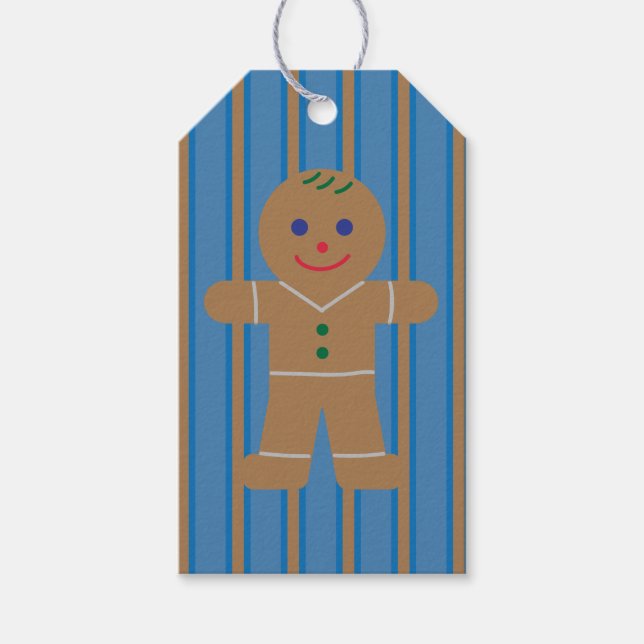 Gingerbread Man Geschenkanhänger (Vorderseite)