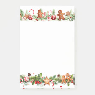 Gingerbread Man Gingerbrot Post-it Klebezettel