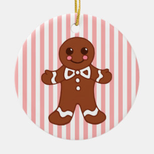 Gingerbread Man Girl Ornament
