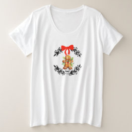 Gingerbread Man Große Größe T-Shirt