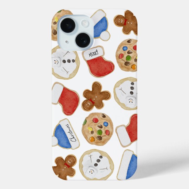 Gingerbread Man Holiday Christmas Cookies  Case-Mate iPhone Hülle (Rückseite)