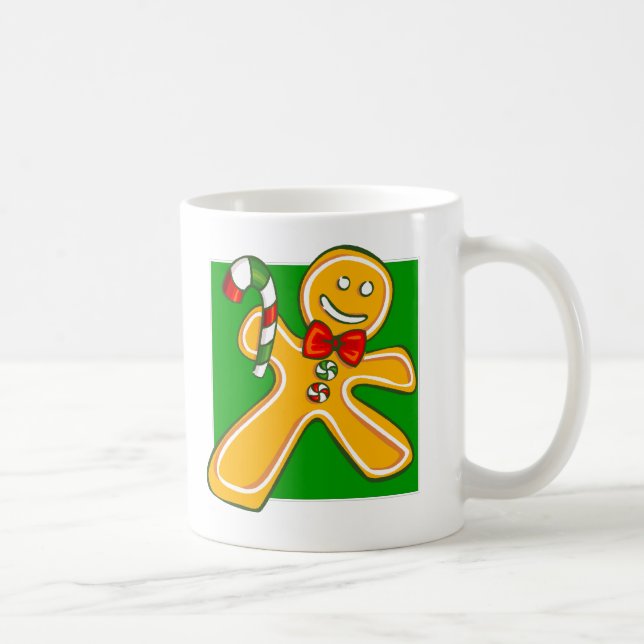 Gingerbread Man Holiday Tasse (Rechts)
