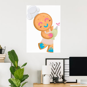 Gingerbread Man Koch Poster