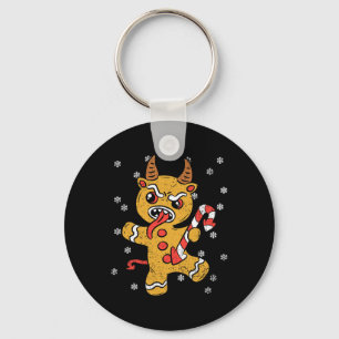 Gingerbread Man Krampus Weihnachts Pajama Weihnach Schlüsselanhänger