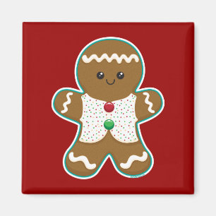 Gingerbread Man Magnet