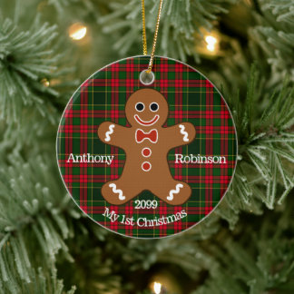 Gingerbread Man Mein 1. Weihnachtsschmuck