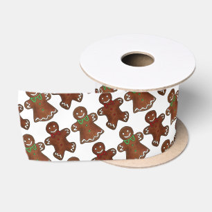Gingerbread Man Men Lady Weihnachtsfeiertag Satinband