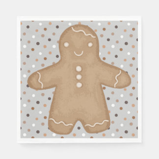 Gingerbread Man Napkins Serviette