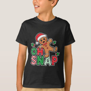 Gingerbread Man Oh Snap Weihnachten Weihnachtsgebä T-Shirt