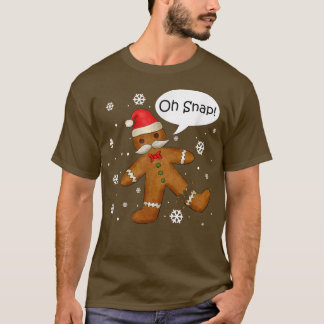 Gingerbread Man Oh Snap Weihnachtskochtopf Kostüm  T-Shirt