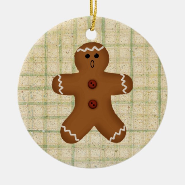 Gingerbread Man Ornament (Vorne)