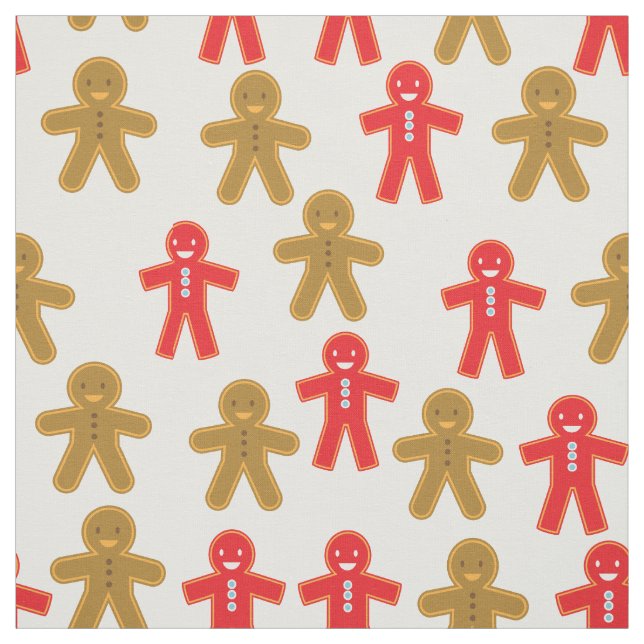 Gingerbread Man Pattern Stoff (Muster)