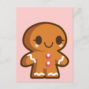 Gingerbread Man Postkarte
