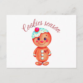 Gingerbread Man Postkarte