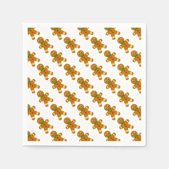 Gingerbread Man Serviette (Vorderseite)