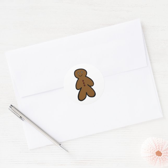 Gingerbread Man Sticker (Umschlag)