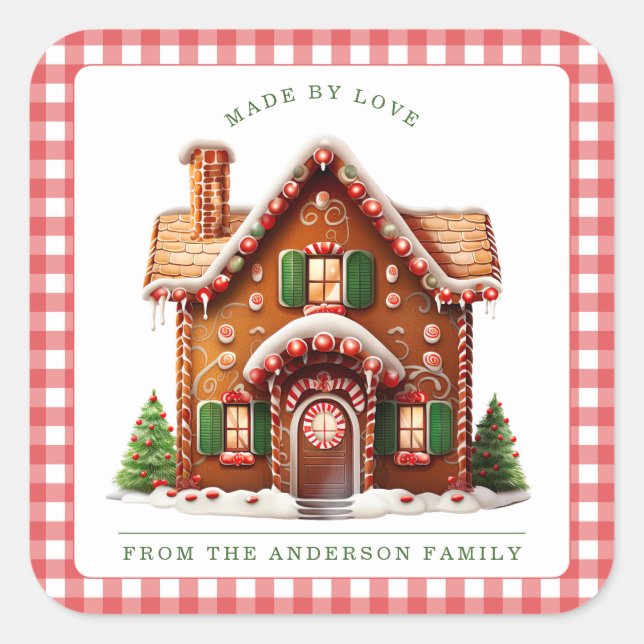 Gingerbread Man Sticker (Vorderseite)