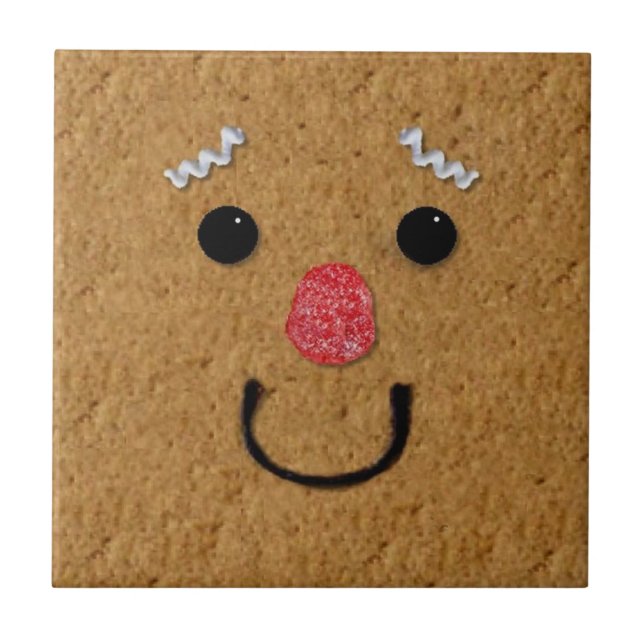 Gingerbread Man Tile Fliese (Vorderseite)
