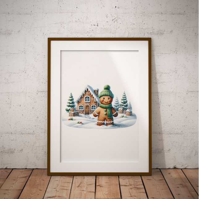 Gingerbread Man Winter Adventure Poster (Von Creator hochgeladen)