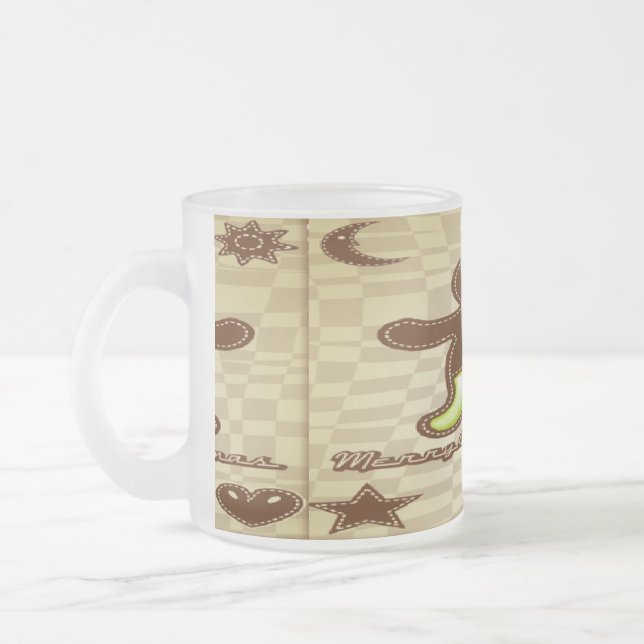 Gingerbread-Mann-Keks Mattglastasse (Links)